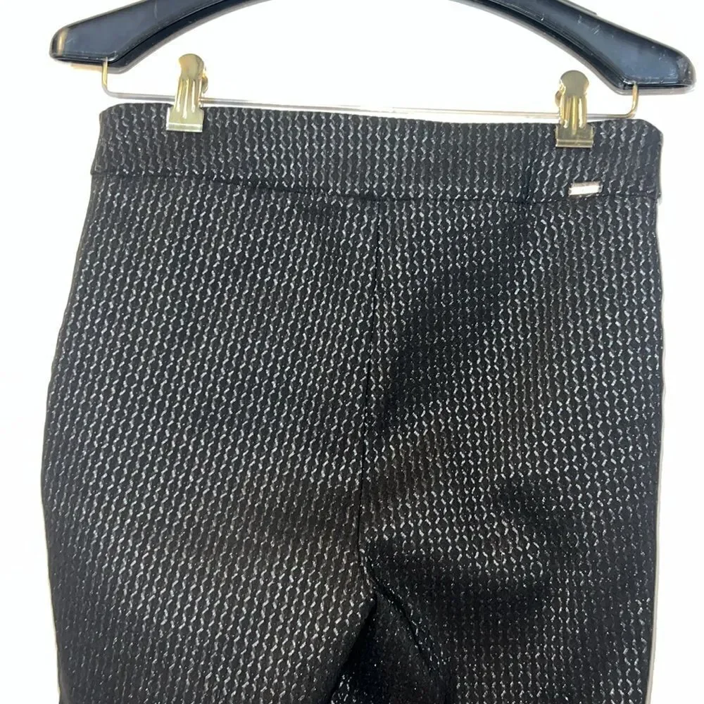 UP! Twinkle Techno Black and Shimmer Pull on Pants-8